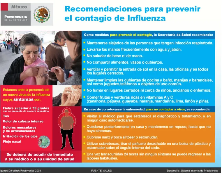 Recomendaciones de la presidencia